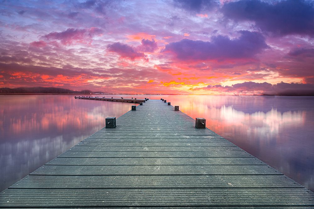 Sunset Dock II art print by Artographie for $57.95 CAD