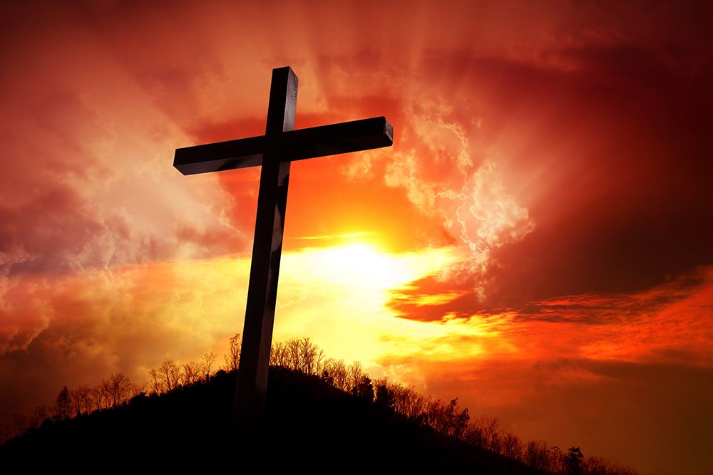 Sunset on the Cross art print by Artographie for $57.95 CAD
