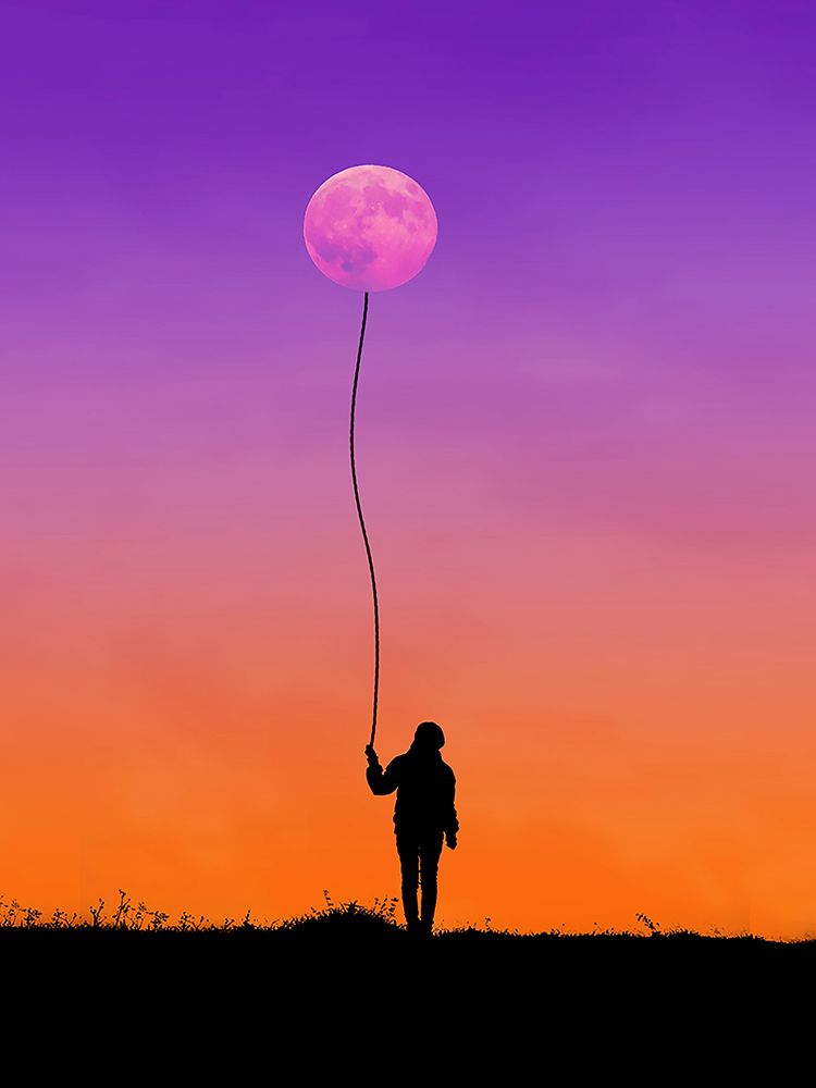 The Moons a Balloon art print by Artographie for $57.95 CAD