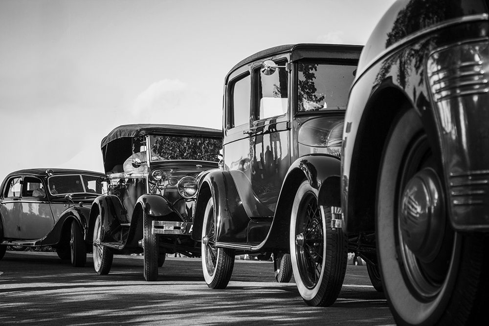Vintage Car Procession art print by Artographie for $57.95 CAD