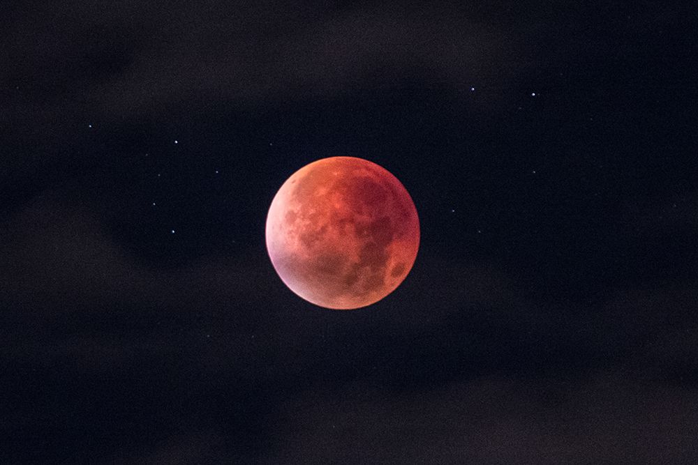 A Blood Moon over Stockholm art print by NASA for $57.95 CAD