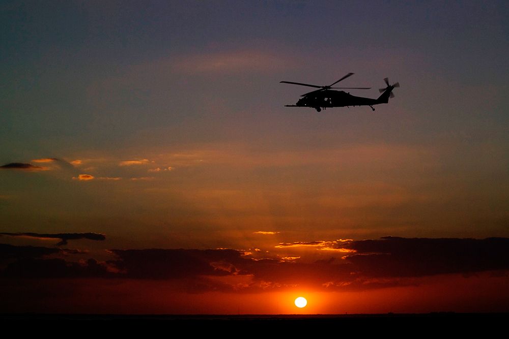 A Helicopter over the Kennedy Space Center art print by NASA for $57.95 CAD
