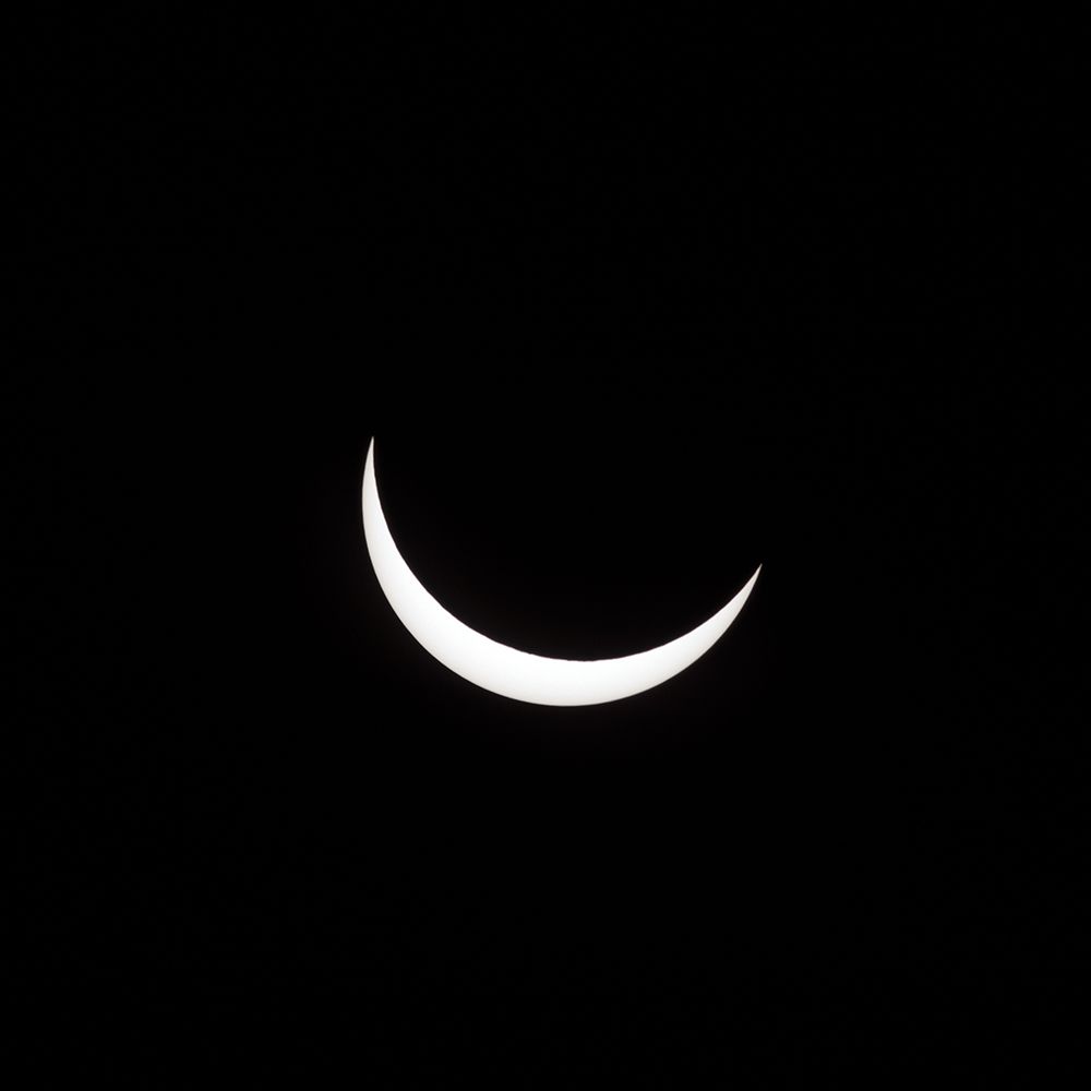 A Partial Eclipse on Floridas Space Coast art print by NASA for $57.95 CAD