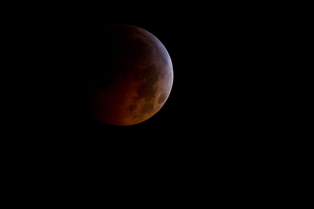 A Total Lunar Eclipse art print by NASA for $57.95 CAD