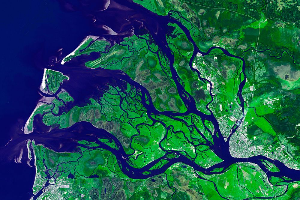 Archangelsk Oblast - Russia Viewed From Space art print by NASA for $57.95 CAD