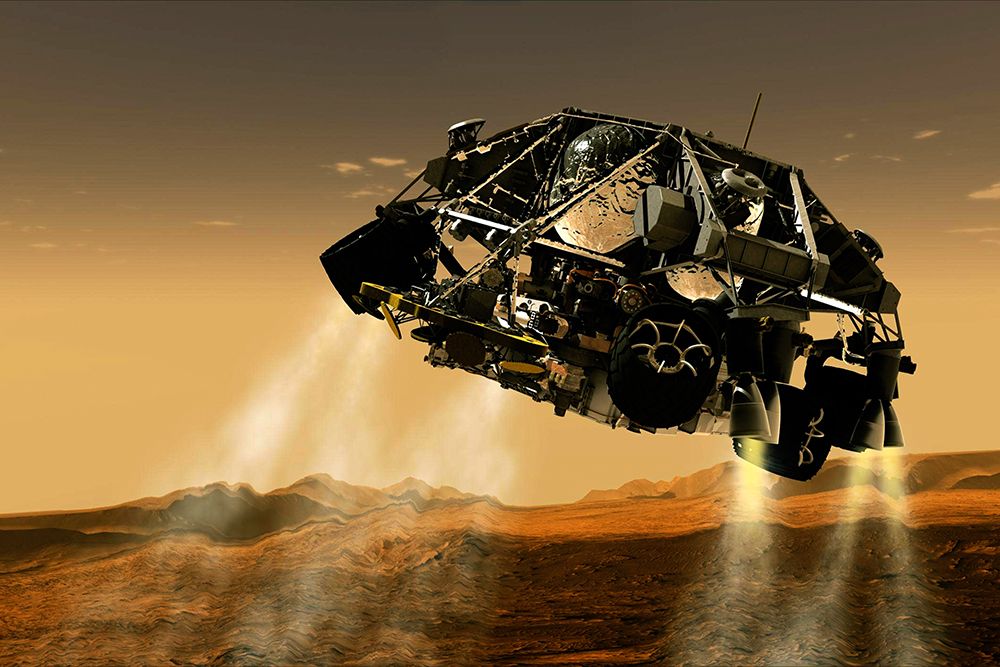 Artist Concept Mars Rover on Martian Expedition art print by NASA for $57.95 CAD