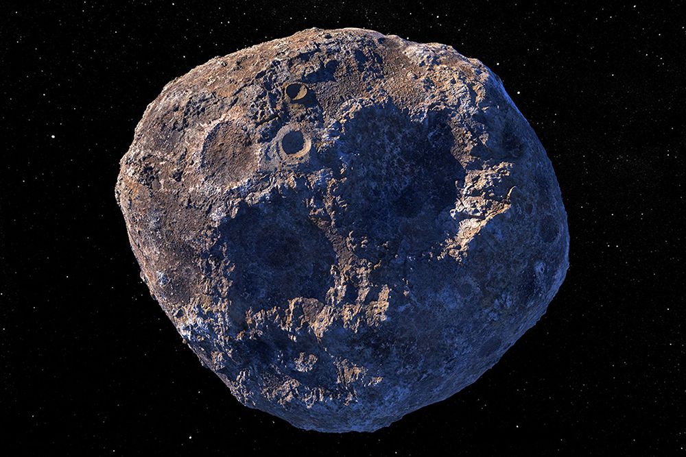 Artist Illustration Depicting the Metal-Rich Asteroid Psyche art print by NASA for $57.95 CAD