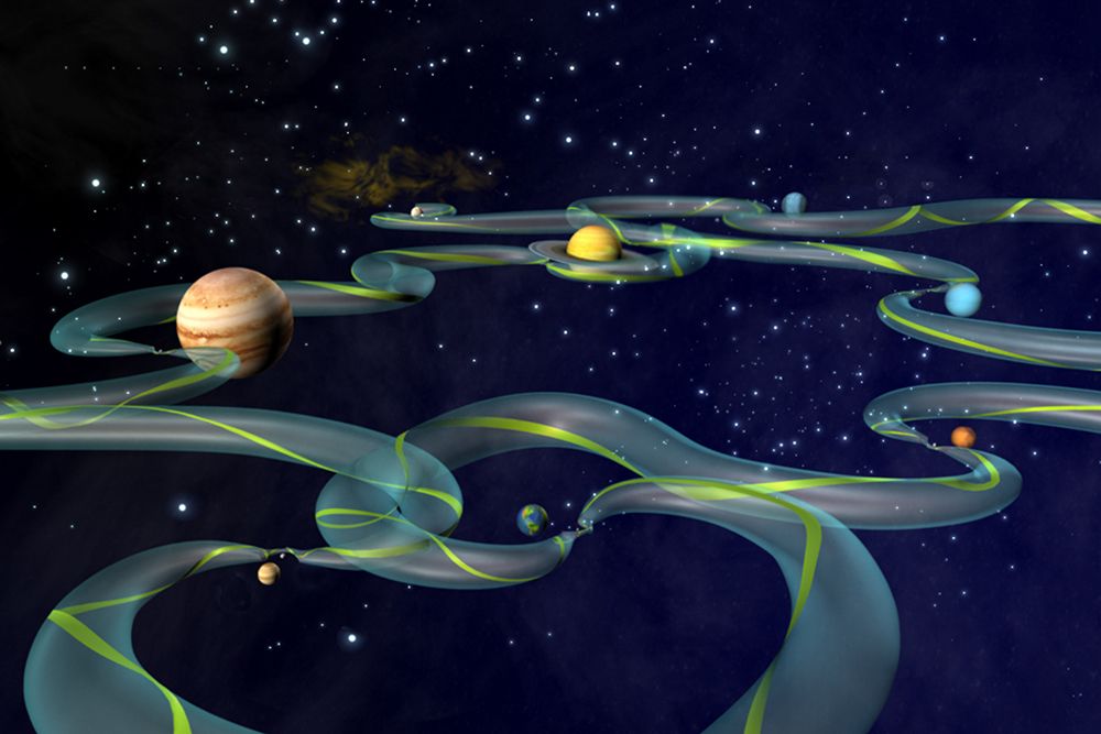 Artist Concept of the Interplanetary Transport Network art print by NASA for $57.95 CAD