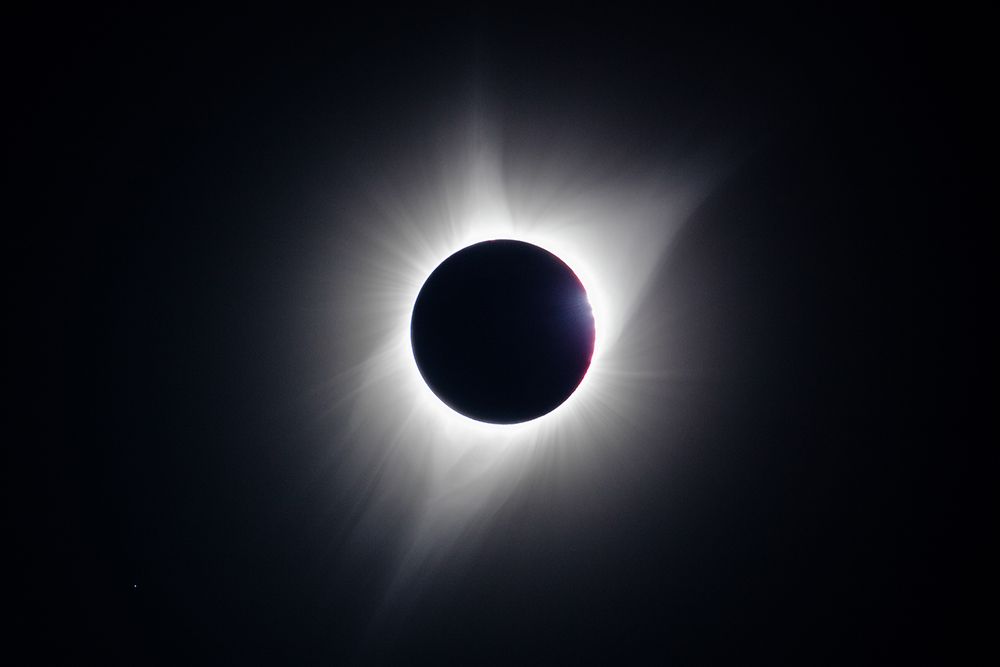 Bailys Beads Total Eclipse 2017 art print by NASA for $57.95 CAD