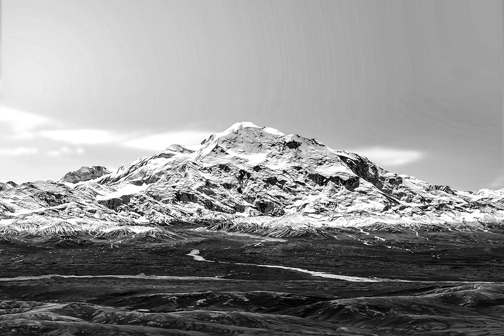 Denali  - North Americaâ€™s highest peak art print by NASA for $57.95 CAD