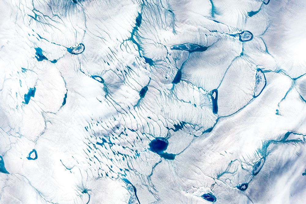 Early Melt on the Greenland Ice Sheet art print by NASA for $57.95 CAD