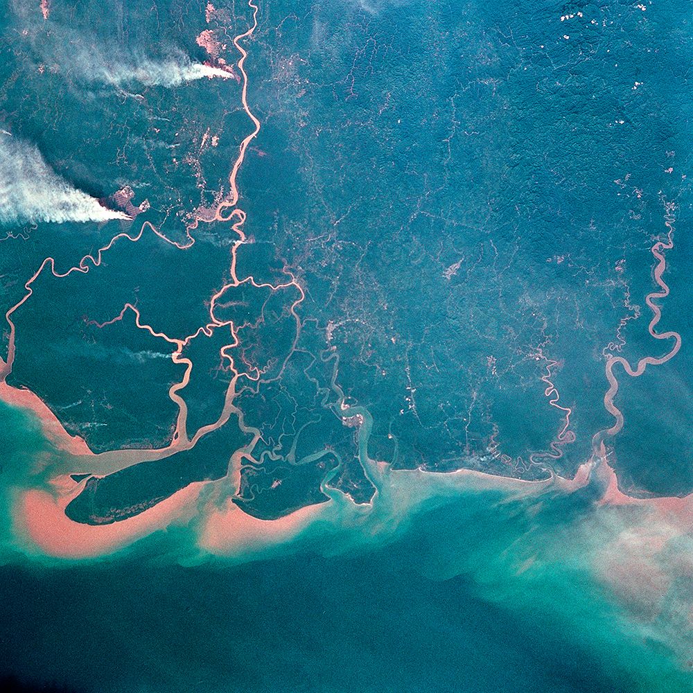 Earth from Space Shuttle Columbia art print by NASA for $57.95 CAD