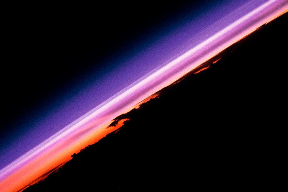 Earth Views and an Illuminated Earth Limb art print by NASA for $57.95 CAD