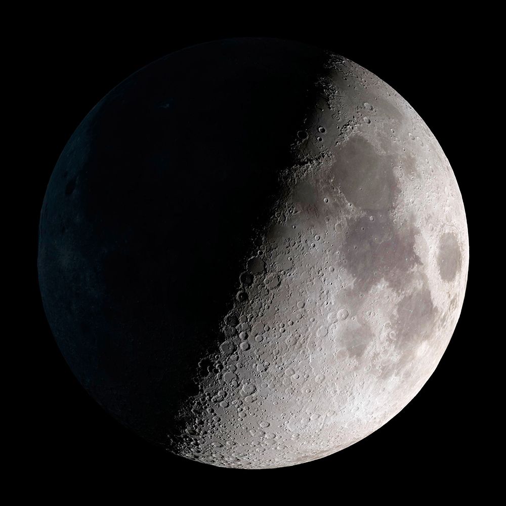 Lunar First Quarter art print by NASA for $57.95 CAD
