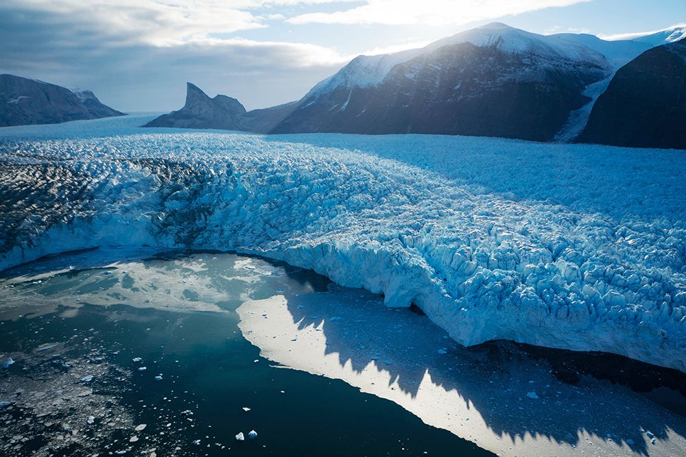 Glacier in West Greenland art print by NASA for $57.95 CAD