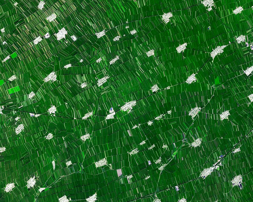 Heilongjiang - a province of China Viewed from Space art print by NASA for $57.95 CAD