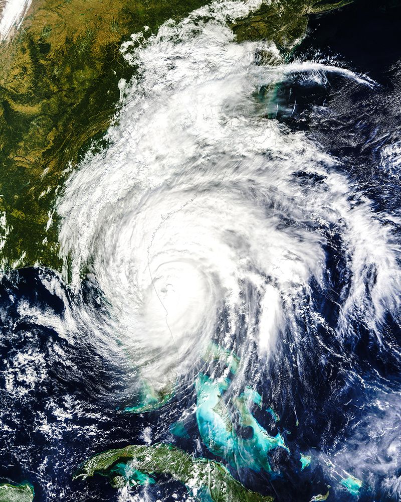 Hurricane Matthew Viewed from Space art print by NASA for $57.95 CAD