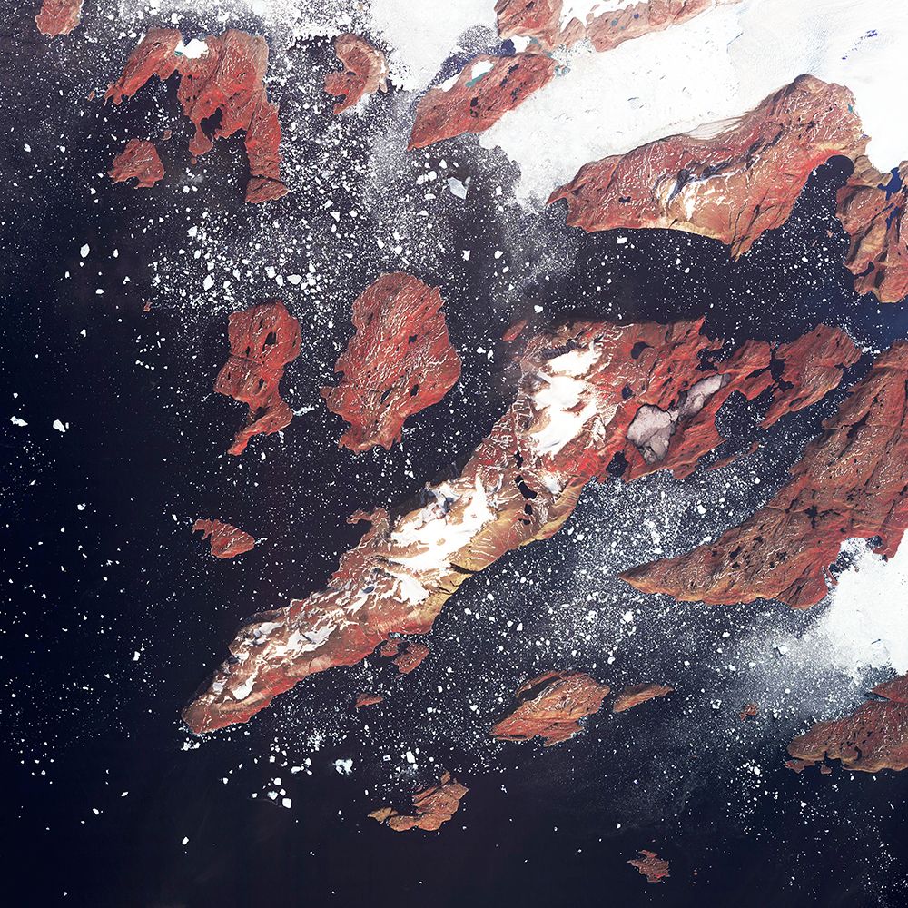 The West Coast of Greenland Viewed From Space art print by NASA for $57.95 CAD
