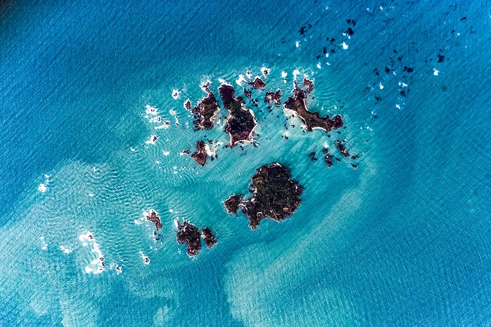 Isles of Scilly - United Kingdom Viewed from Space art print by NASA for $57.95 CAD