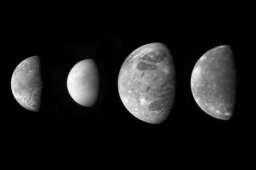 Jupiters Moons Family Portrait by NASA art print by NASA for $57.95 CAD