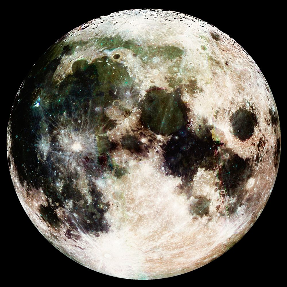 NASAs Galileo Spacecraft took this Image of Earths Moon - 1992 art print by NASA for $57.95 CAD
