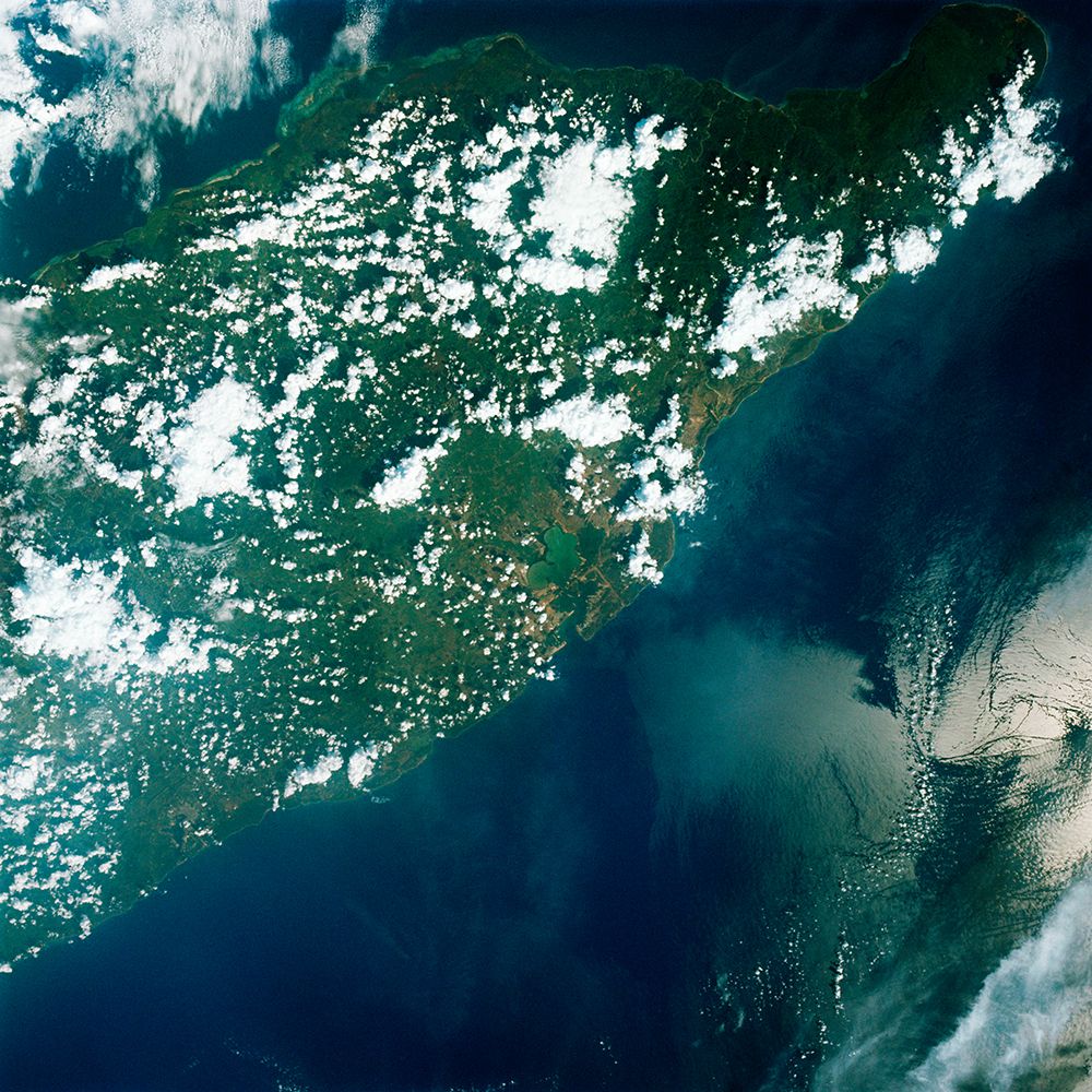 Oriente Province - Eastern end of Cuba Viewed from Space art print by NASA for $57.95 CAD