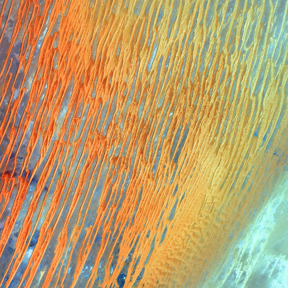 Ribbons of Saharan Sand Dunes from Space art print by NASA for $57.95 CAD
