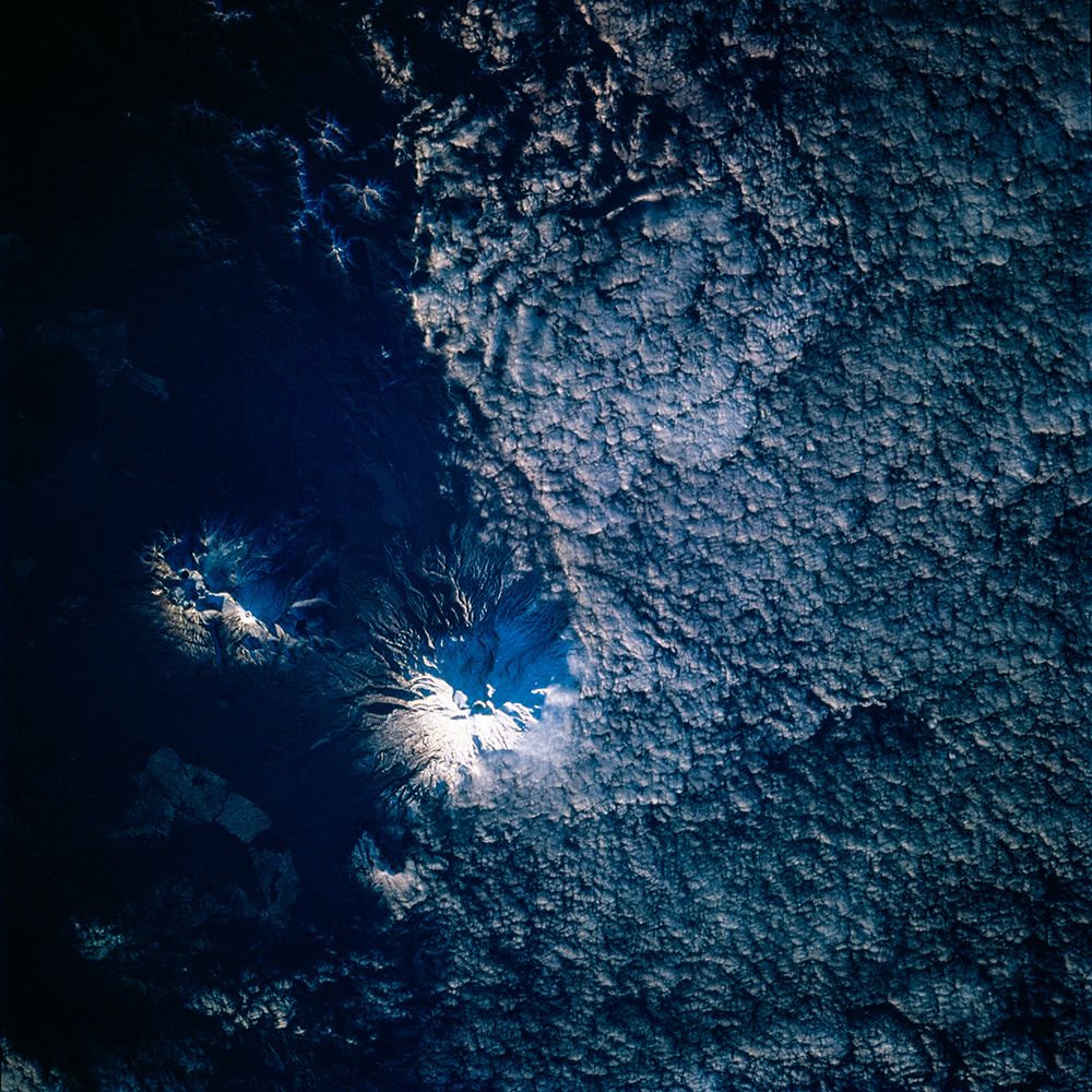 Ruapehu - New Zealands North Island from Space art print by NASA for $57.95 CAD