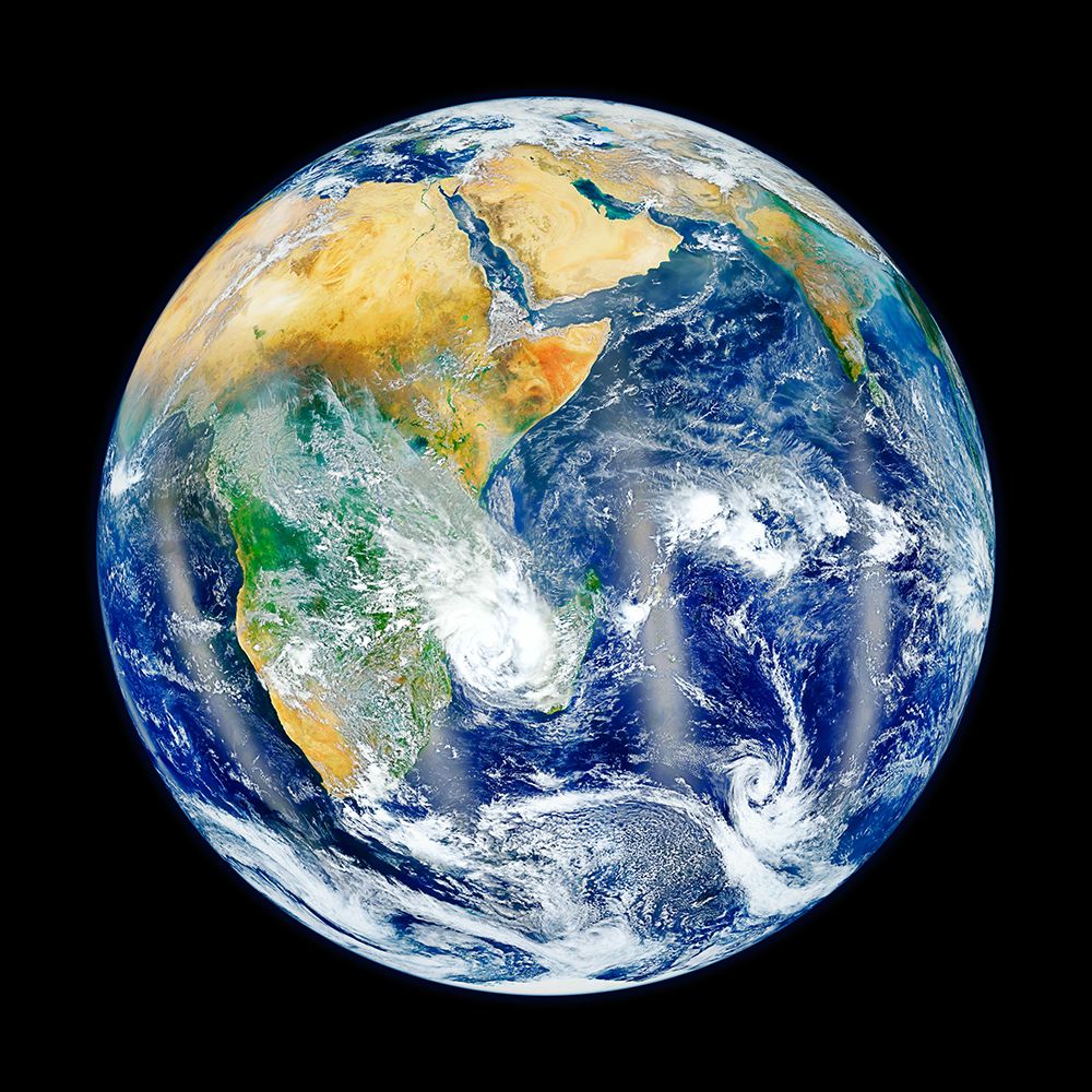 Satellite image of Earth art print by NASA for $57.95 CAD