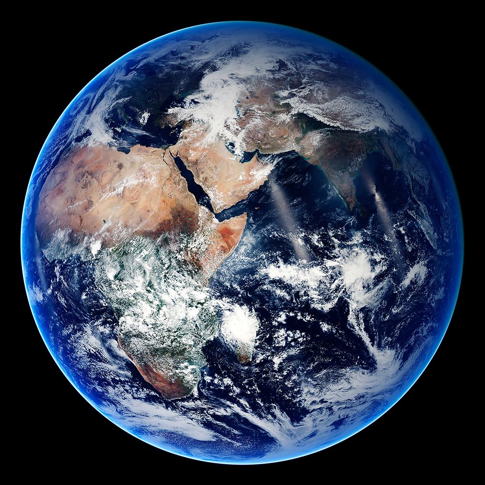 The Eastern Hemisphere of Earth art print by NASA for $57.95 CAD