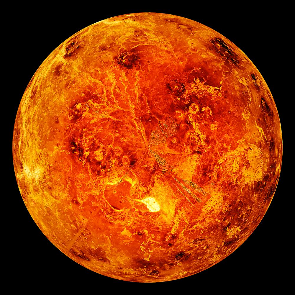 The Northern Hemisphere of the Surface of Venus art print by NASA for $57.95 CAD