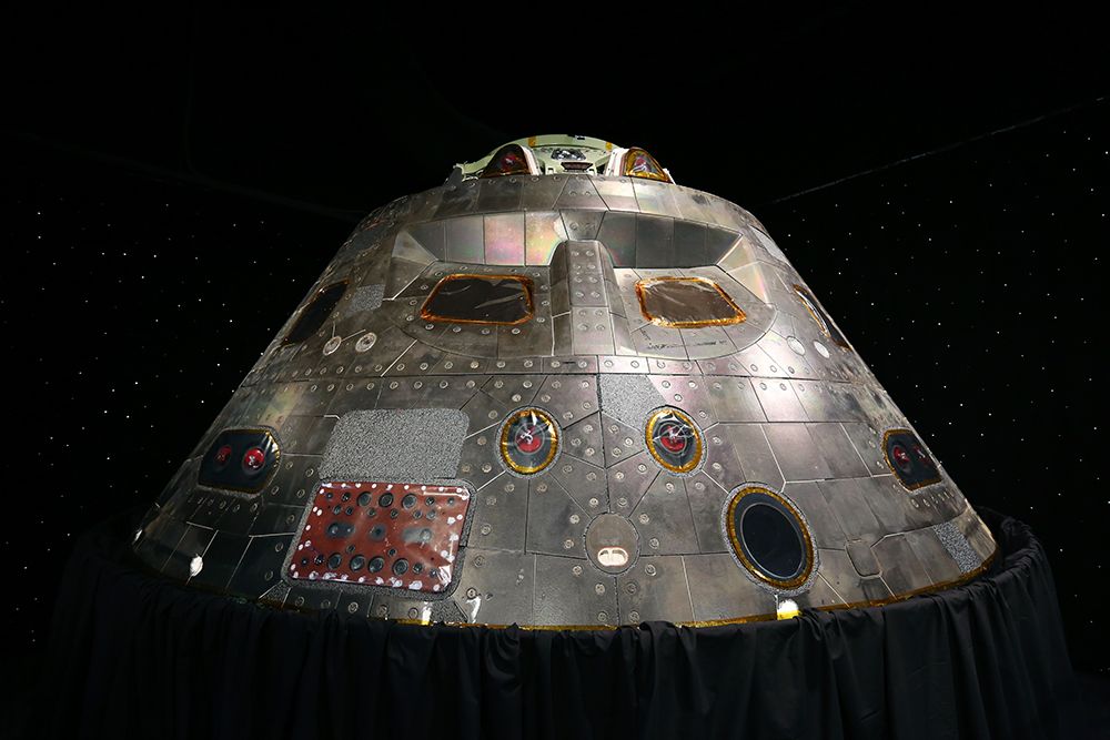 The Orion Crew Module from Exploration Flight Test 1 art print by NASA for $57.95 CAD