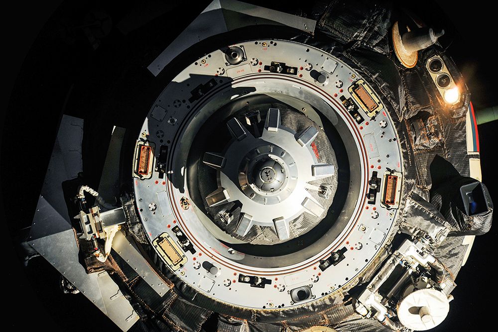 The Soyuz TMA-09M Spacecraft departs from the ISS art print by NASA for $57.95 CAD