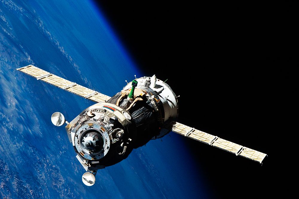 The Soyuz TMA-19 spacecraft departs the International Space Station art print by NASA for $57.95 CAD