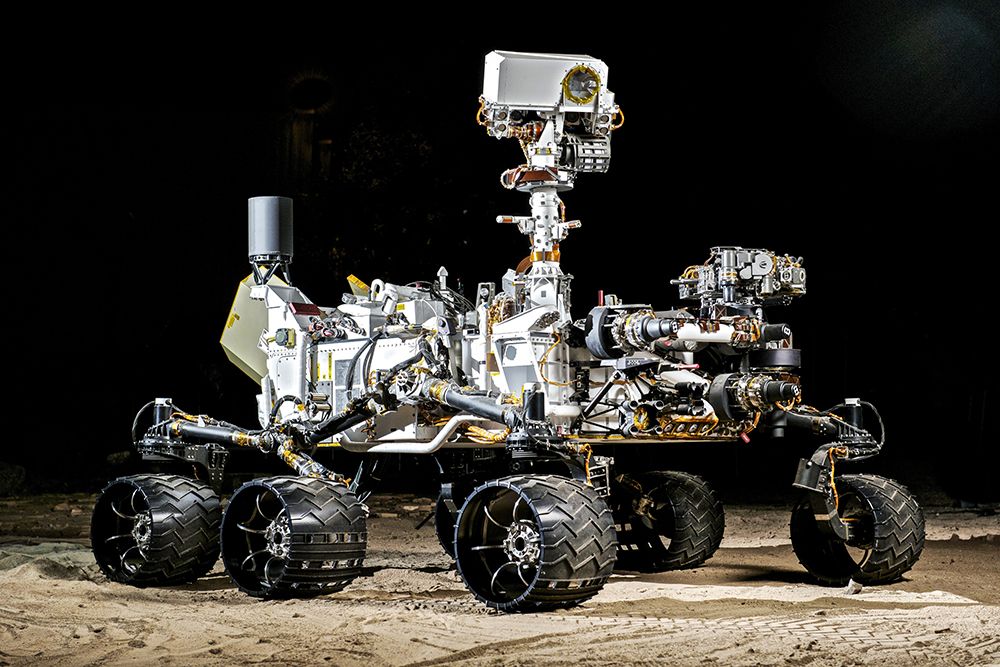 The Vehicle System Test Bed Rover - a nearly identical copy of Curiosity Rover art print by NASA for $57.95 CAD