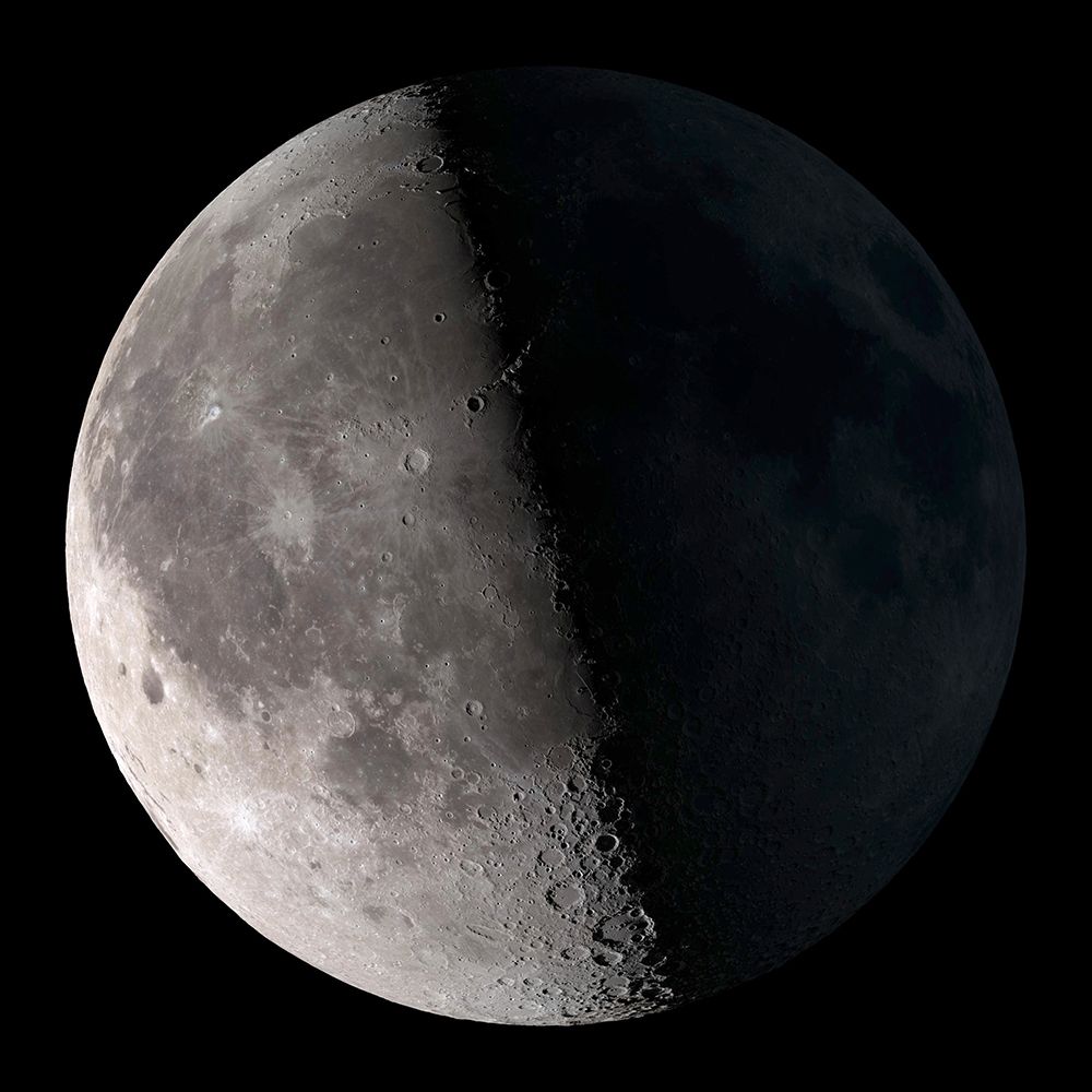 Lunar Third Quarter art print by NASA for $57.95 CAD