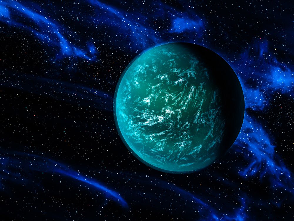 Artist Concept illustrates Kepler-22b art print by NASA for $57.95 CAD