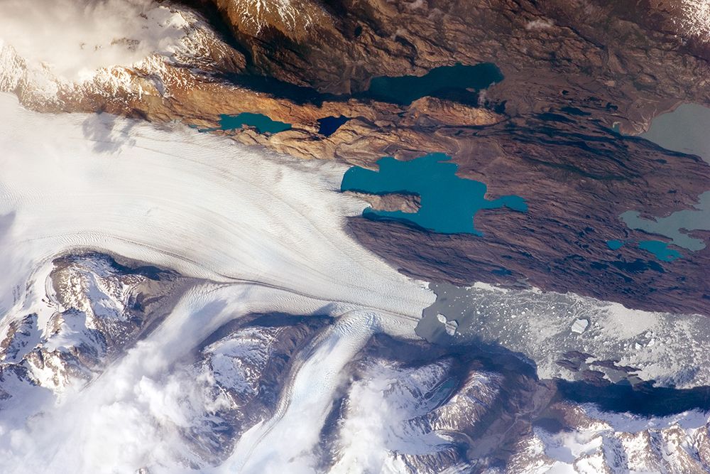 Upsala Glacier - Argentina from Space art print by NASA for $57.95 CAD