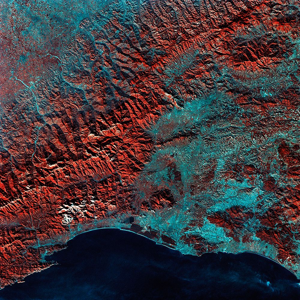 View of Florence - Italy area from the Skylab art print by NASA for $57.95 CAD