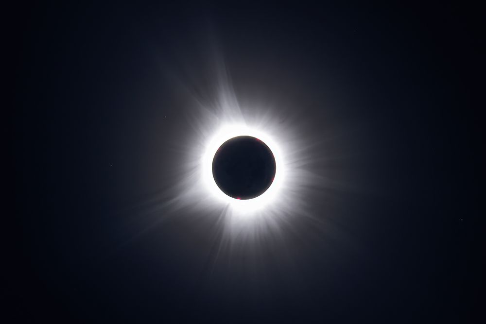 Solar Eclipse Corona art print by Jim Cumming for $57.95 CAD
