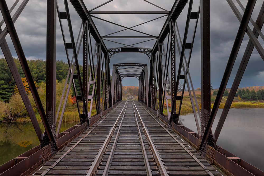 Railway Truss Bridge art print by Jim Cumming for $57.95 CAD
