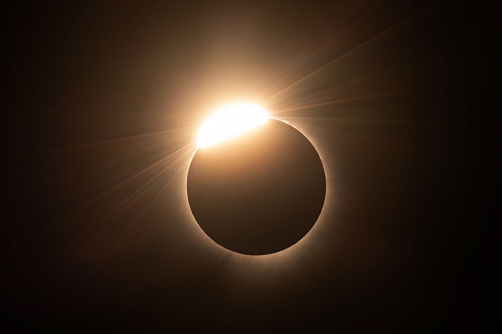Solar Eclipse Diamond Ring art print by Jim Cumming for $57.95 CAD
