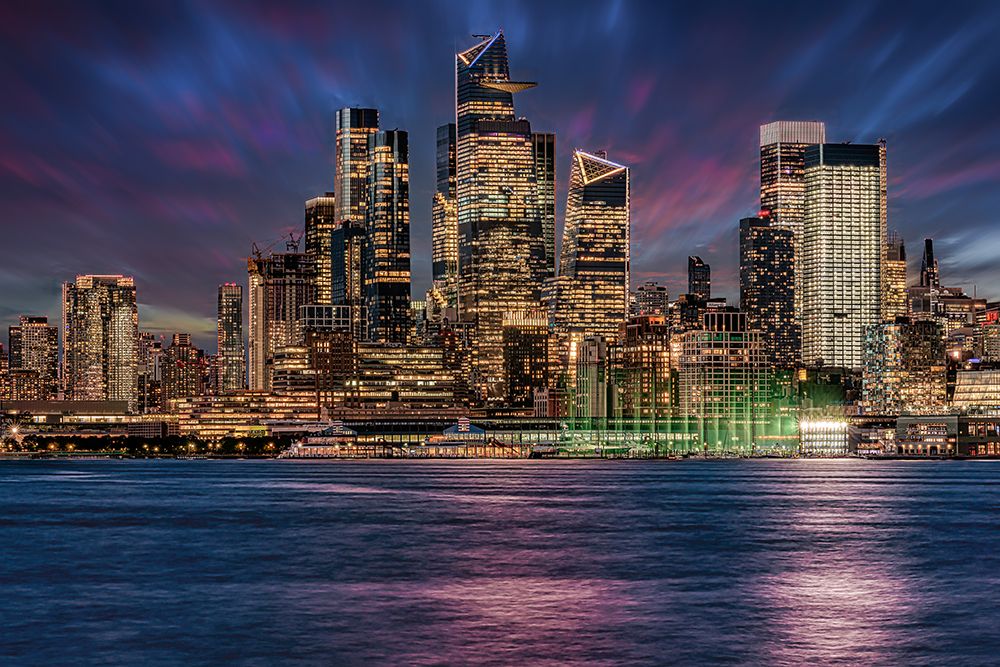 Mid-Manhattan Skyline at Twilight II art print by Franklin Kearney for $57.95 CAD