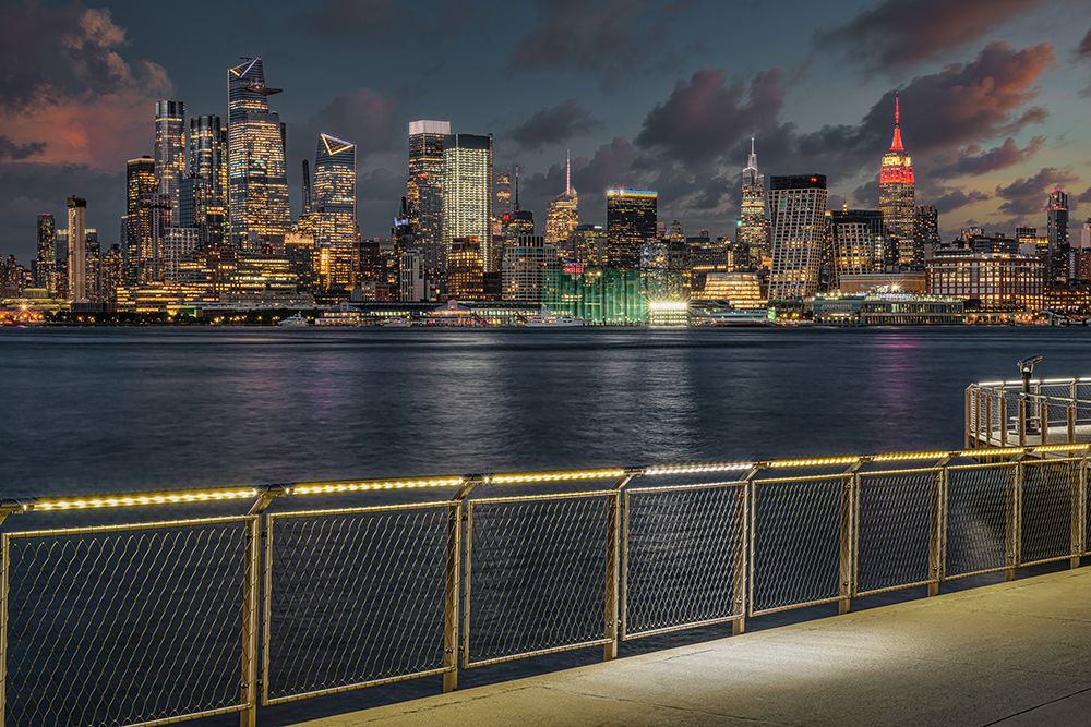 Mid-Manhattan Skyline at Twilight III art print by Franklin Kearney for $57.95 CAD