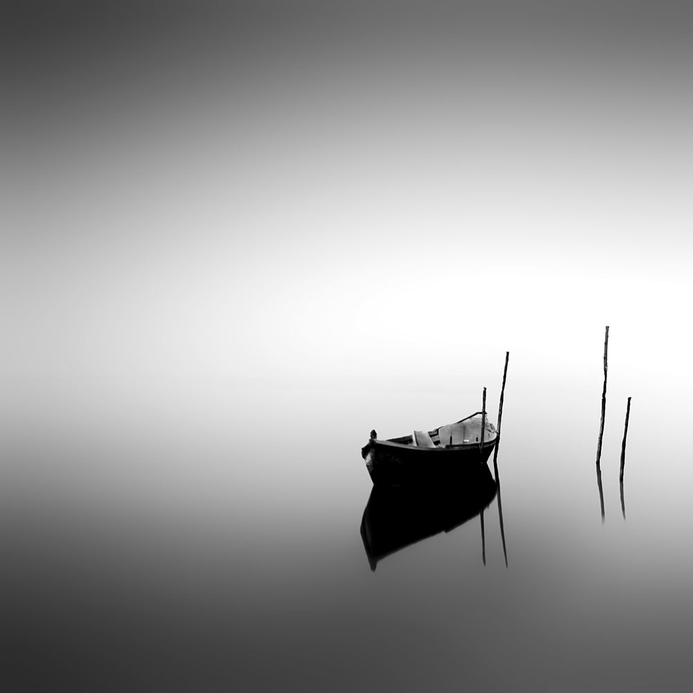 Lonely Boat art print by Praxis Studio for $57.95 CAD