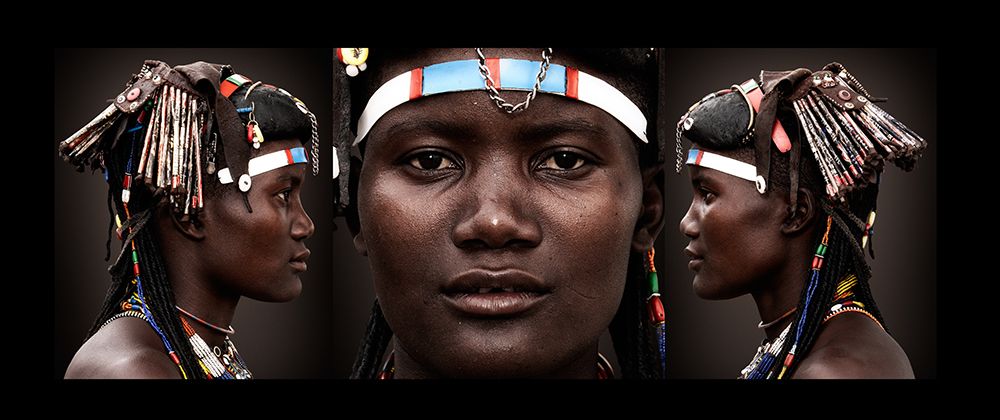 Himba Portrait Three Sides Woman Twethihua art print by Klaus Tiedge for $57.95 CAD