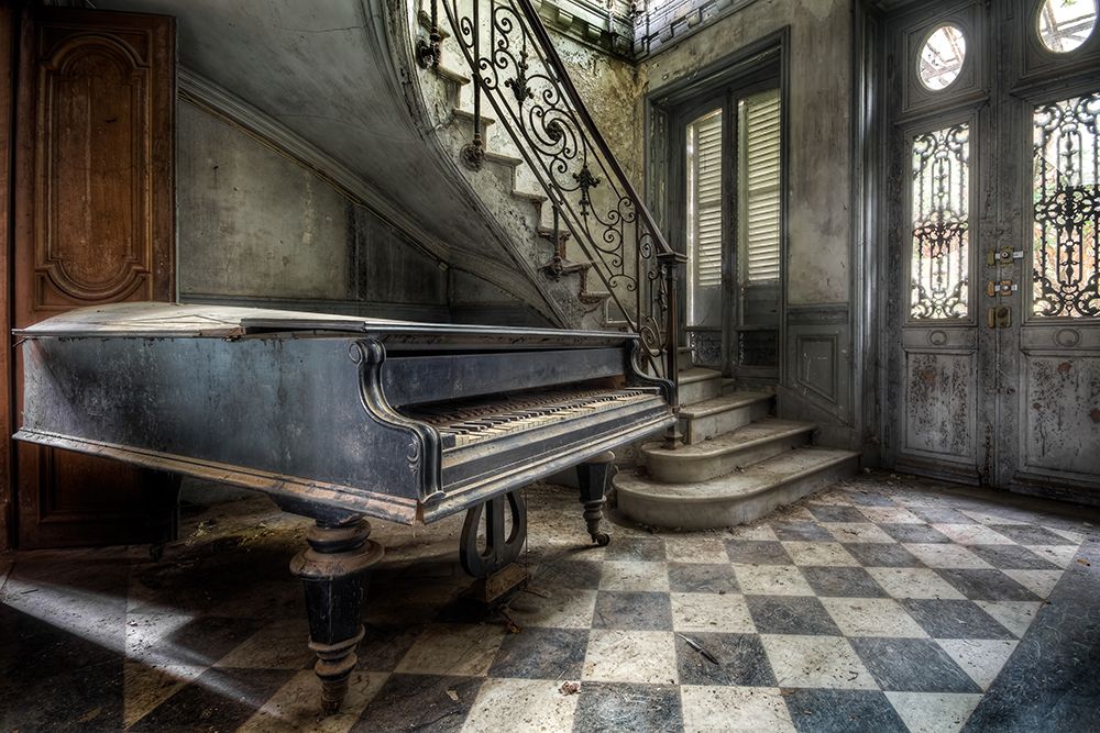 Piano Hall art print by Roman Robroek for $57.95 CAD