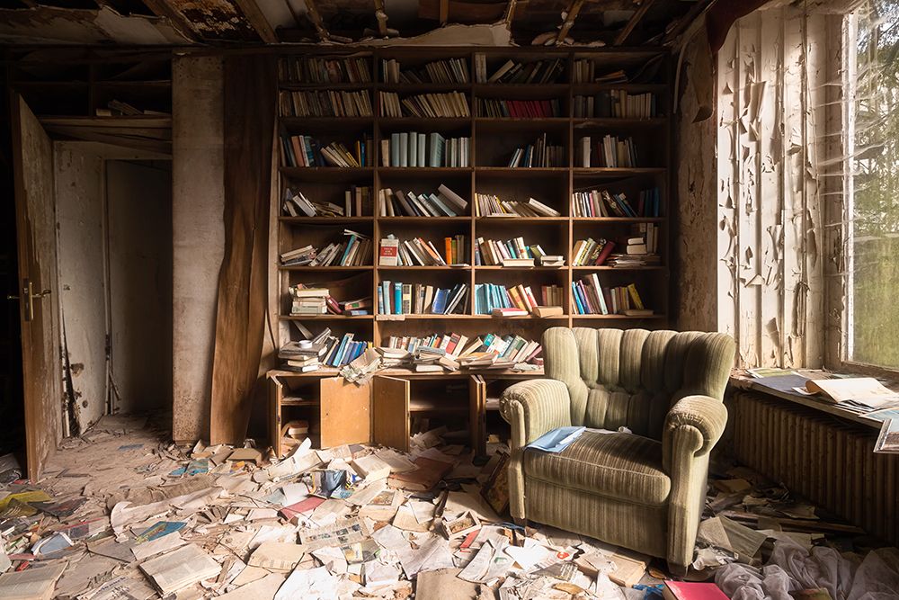 Book Room art print by Roman Robroek for $57.95 CAD