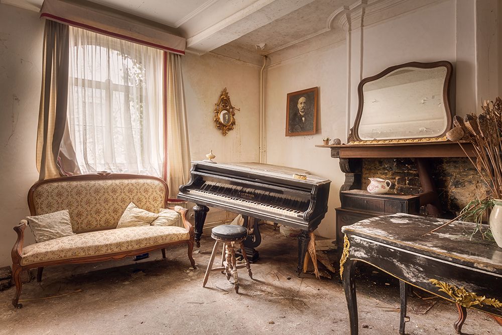 Piano art print by Roman Robroek for $57.95 CAD