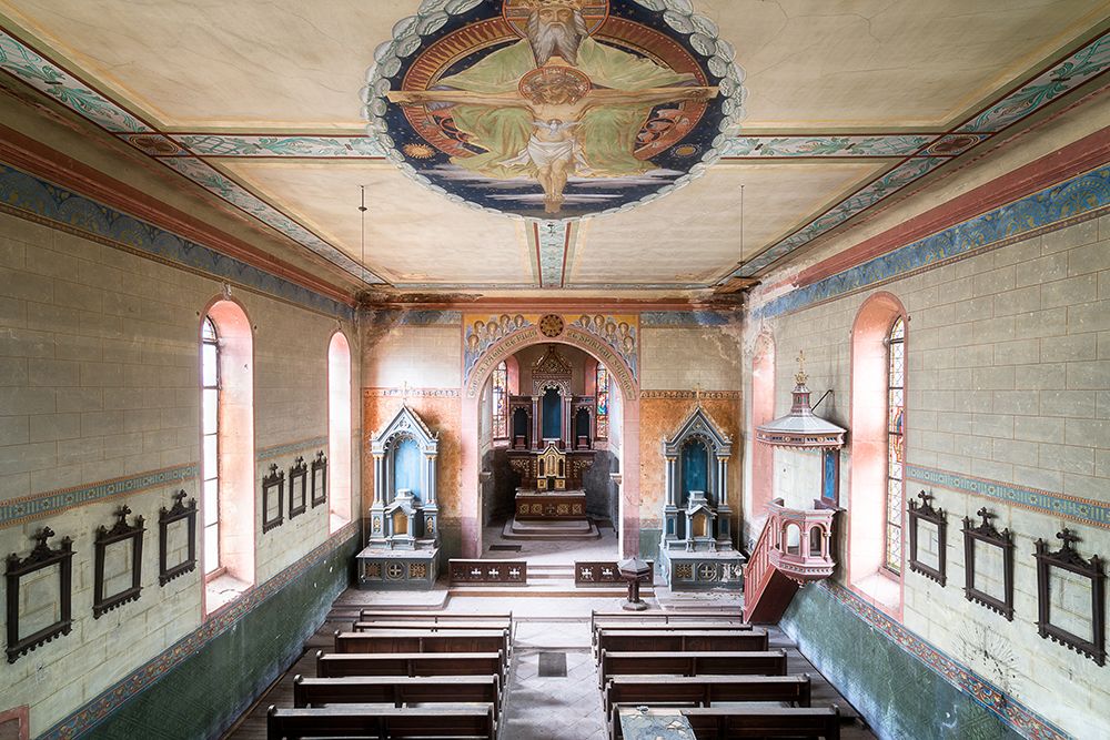 Church Painting art print by Roman Robroek for $57.95 CAD